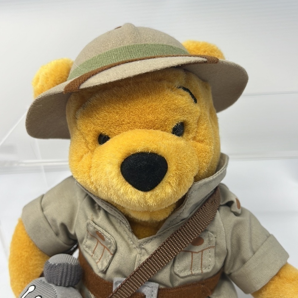 Disney Animal Kingdom Winnie the Pooh Safari Plush Stuffed Canteen 9” - Picture 2 of 8
